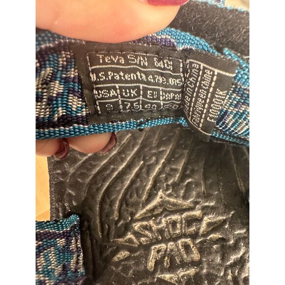 Teva Terradactyl Blue Floral Strappy Sandals Women's Size 9 - Picture 5 of 8